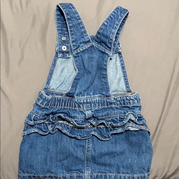 Old Navy, girls denim overall dress - Picture 2 of 3